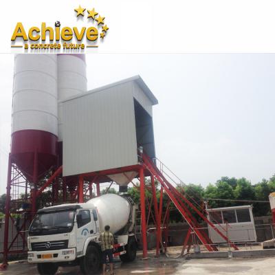 China JS1000 Universal Mobile Concrete Batching Plant 50 CBM Per Hour  4.1m for sale