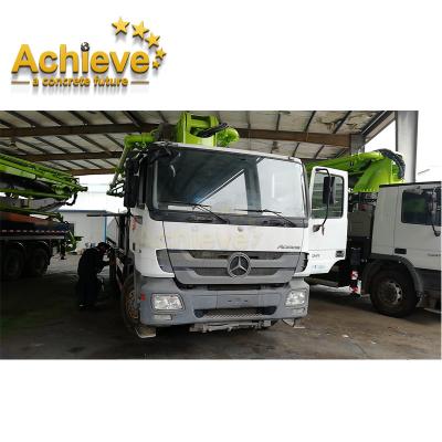 China auge Benz Chassis Concrete Mixer Truck de la bomba concreta de los 47M Used ZOOMLION en venta