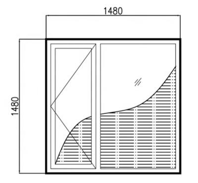 China 2022 Hot Sale Energy Conservation Heat Insulation 65 Series Weathering Resistant Window Shades for sale