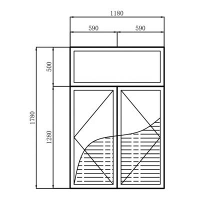 China 75 Series Later Design High Quality And Superior Thermal Insulation Vertical Blind Windows Shutters With Blinds Between Glass for sale