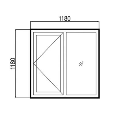 China Thermal Insulation 75 Series 2022 Innovative Products Color Steel Casement Tempered Glass Windows for sale