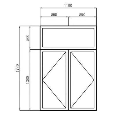 China Thermal Insulation 75 Series 2022 Innovative Products Water Proof Horizontal Casement Windows With Built In Blinds for sale