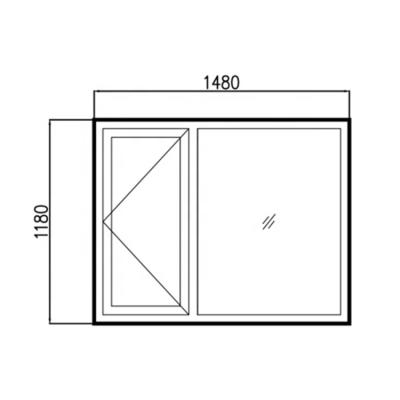 China Thermal Insulation 75 Series Top Quality And Good Price Shrink Weathering Resistant Casement Windows for sale