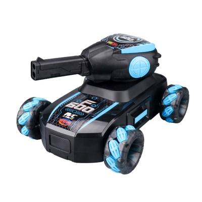 China Hot Selling Amazon Controlled Dual Watch Stunt Water Ball RC Multiplayer Toy Multiple Terrain Driving Car Remote Control Tank for sale