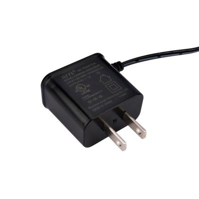 China Electronic Products Customized ETL FCC CE GS BS SAA CCC KCC RoHS 6W 5V 1A/5V 1.2A/12V 50OMA Power Adapter for sale