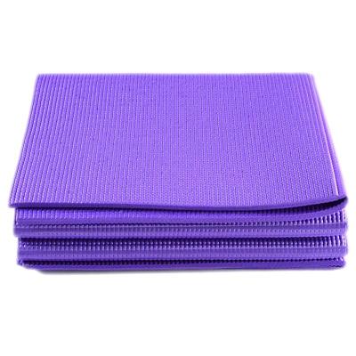 China Eco-Friendly PVC Foldable Yoga Mat PVC Yoga Mat Easy Carry Mat For Gym Exercise Mat 4mm/5mm/6mm for sale