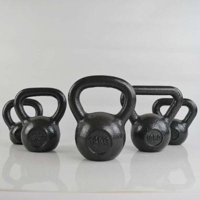 China Direct Selling Universal Cast Iron Black Painted Kettlebell Hammerton Competition Kettlebell for sale