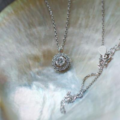 China Fashion Women CLASSIC Wholesale Jewelry 925 Necklace Dylam Silver Jewelry for sale