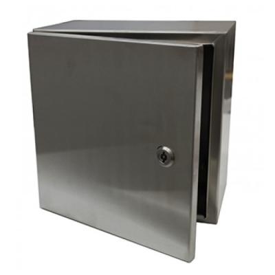 China Three-point lock on larger enclosures Heavy-duty hinge Stainless Steel Enclosures IP54IP55IP65IP66 for sale