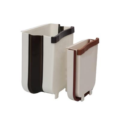 China Sustainable Household Foldable Wall Mounted Multifunctional High Quality Material Trash Bin for sale