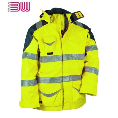 China Water Proof BOWINS Outdoor Work Visibility Increased Jacket Safety Reflective Clothing High for sale