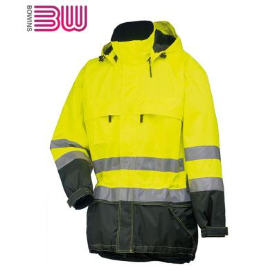 China BOWINS Hi Vis Reflective Safety Jacket Safety Water Proof Products For Labor Safety Workwear for sale