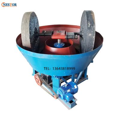 China energy & Mining 1100 1200 1300 1400 1600 Wet Pan Gold Double Wheels Grinding Mill for sale