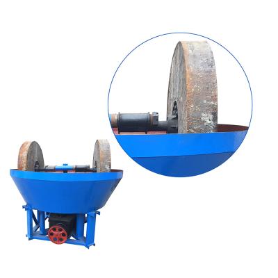 China energy & New Type Three Wheel Model Mining Roller Around 1200 Wet Pan Grinding Mills For Gold, Wet Gold Ore Dressing Pan Mill Machine Price for sale