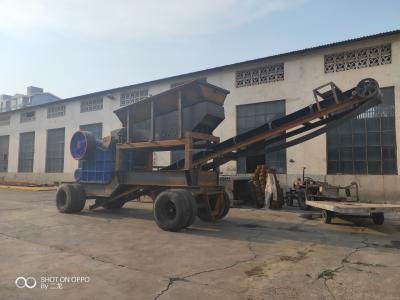 China Small Jaw Crusher Machine Gold Mining Mobile Ore Crusher for sale