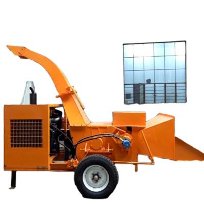 China Easy Operate Movable Industrial Diesel Wood Chipper Shredder Crusher Wood for sale