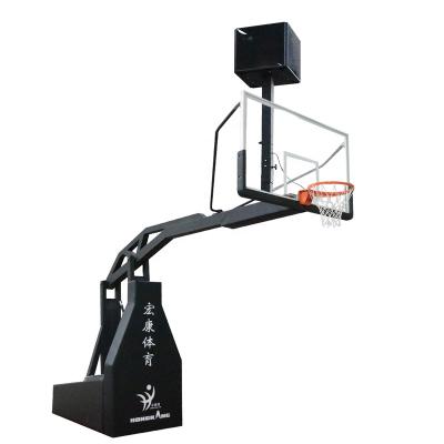 China FIBA Competition Approved Portable Manual Hydraulic Basketball Backstop / Basketball Stand /basketball Hoop Stand for sale