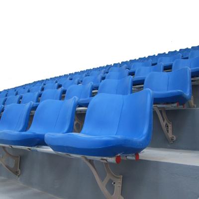 China Stadium Anti-UV Aluminum Outdoor Fixed Bleacher Plastic Chairs for sale