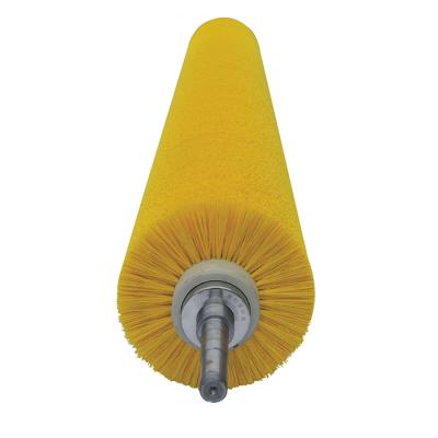 China Factory direct sale of steel shaft PP-R bushing brush coated roller for sanding machine for sale