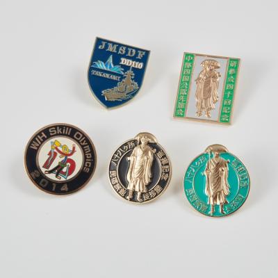 China Cheap Custom ALLOY Chapter Metal Lapel Memorial Pins For Men And Women for sale