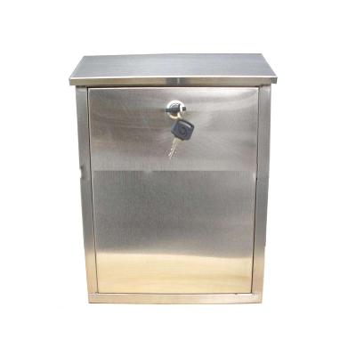 China Wall Mounted Customize Modern Indoor Or Outdoor Stainless Steel Mailbox for sale