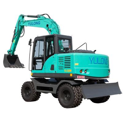 China Chinese Hotels ZFYL YL128W Manufacturer Mini Excavators Best Quality Factory Price Excavator for sale