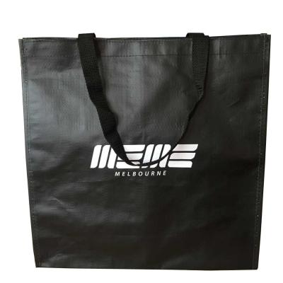 China Eco Friendly Shopping Recycle Reusable Grocery PP Laminated Non Woven Fabric Tote Shopping Bag for sale