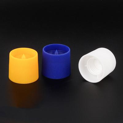 China Non Spill Manufacturers Custom 26mm Double-Layer Vertical Stripes Lid PP Material Hotel Disposable Toothpaste Screw Cap for sale