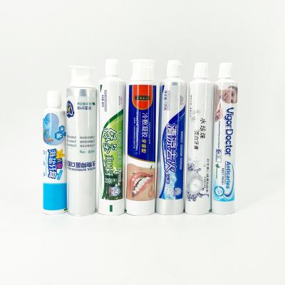 China Custom printing plastic tube 120g aluminum laminated toothpaste tube cosmetic packaging for sale