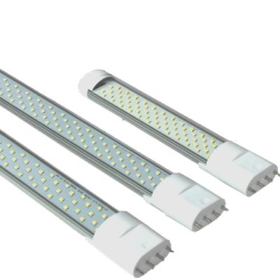 China 4-Pin 230mm 12W 352mm 15W 415mm 18W 540mm 25W 2G11 LED Aluminum Fluorescent Tube Light Fixture Halogen Replacement for sale