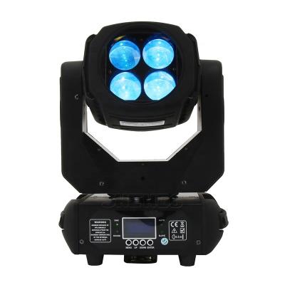 China Club Stage Super Beam 4x25W LED Moving Head Lights Rotating Effect Lights Performing Colorful DJ Disco Bar for sale