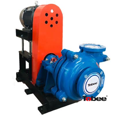 China Food And Beverage Industry 4/3C OH Metal Lined Horizontal Centrifugal Slurry Pumps for sale