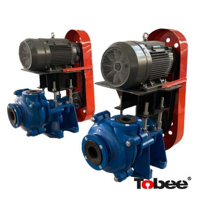 China Food And Beverage Industry Tobee 4x3D-AHR Rubber Lined Slurry Pump for sale