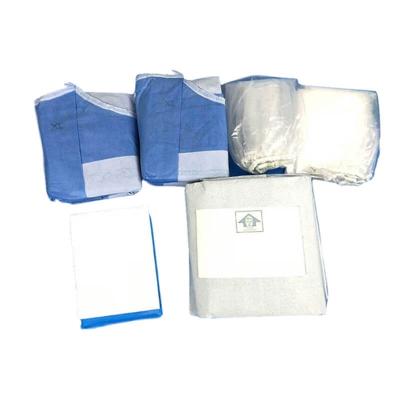 China Surgery Medical Disposable Angiography Surgical Pack Angiography Drape Set for sale