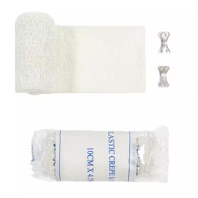 China Cotton High Quality Adhesive Medical Cotton Crepe bandage 10cm x 10m for sale