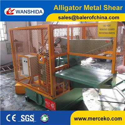 China 800mm blade length Q43-800 small Guarding hydrauic alligator shear to cut round and square bar for sale