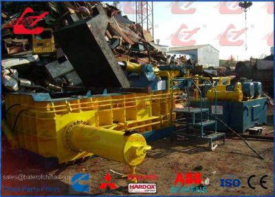 China Scrap Metal Baler HMS Hydraulic Baling Press Machine For Waste Car Bodies 5000kg/h Motor 60kW for sale