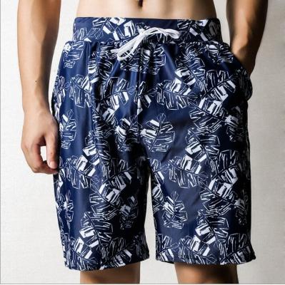 China 2018 newest design men's summer cool dye sublimation printed beach short Mens Waterproof Swim Trunk for sale