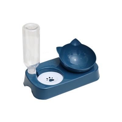 China Automatic Newcomers Round Wholesale Dog Bowl Food Water Pet Automatic Feeder Smart for sale