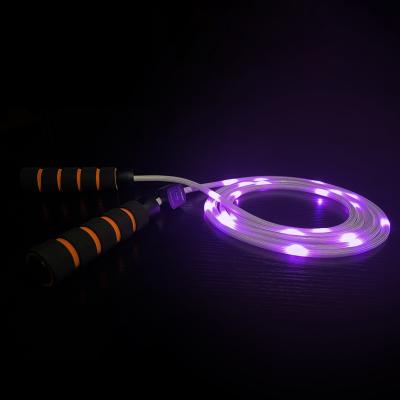 China Durable New Product Adjustable Jump Rope With LED Light Up Function For Adults Women Boys Girls Jumping Fitness Party Or Lights for sale