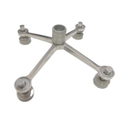 China Hot Selling Glass Stainless Steel Accessories Contemporary Stair Railing Bracket Accessories 12mm Hole Diameter for sale