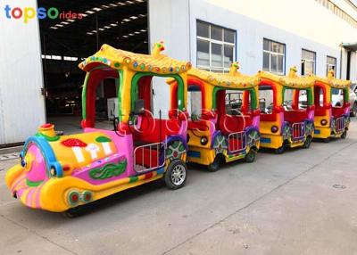 China 16 Seats Mini Electric Train Shopping Mall Trackless Toy Train Battery Driven for sale