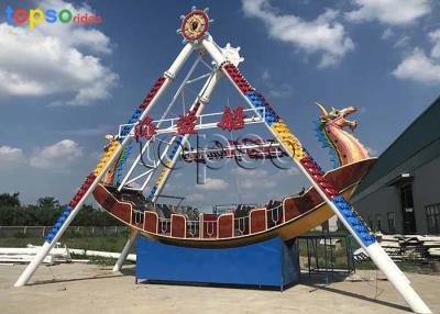 China 24 Seat Viking Pirate Ship Ride Upside Down 60° Swing Angle 7.2m Height for sale