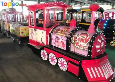 China Playground Little Pony Electric Ride On Train For Kids Environmental Friendly for sale