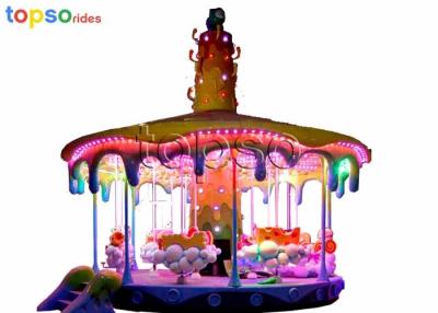 China Kids Candy Merry Go Round Ride16 Seat 6M Diameter  For Outdoor Playground for sale