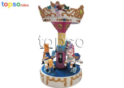 China Shopping Mall Mini Merry Go Round And Carousel  2.6 M Height Customized Color for sale