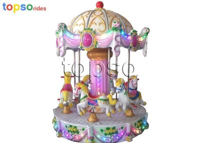 China Small  Indoor Children'S Merry Go Round Ride Coin - Operated 6 Seat  CE Approved for sale