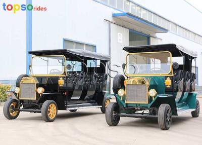 China Three Row Tourist Electric Vintage Cars 6-9 Seats For Pedestrian Street for sale