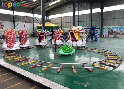 China 380V 4 Kw Little Kid Roller Coaster  Ride  10 Seat High - Coloring Resin Fiberglass for sale