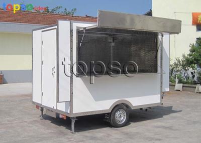 China Stable Snack Mobile Cooking Trailer Non - Slip Flooring For Tourism Spots for sale